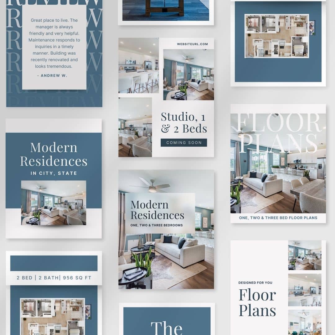 Hexley Social Media Canva Templates
