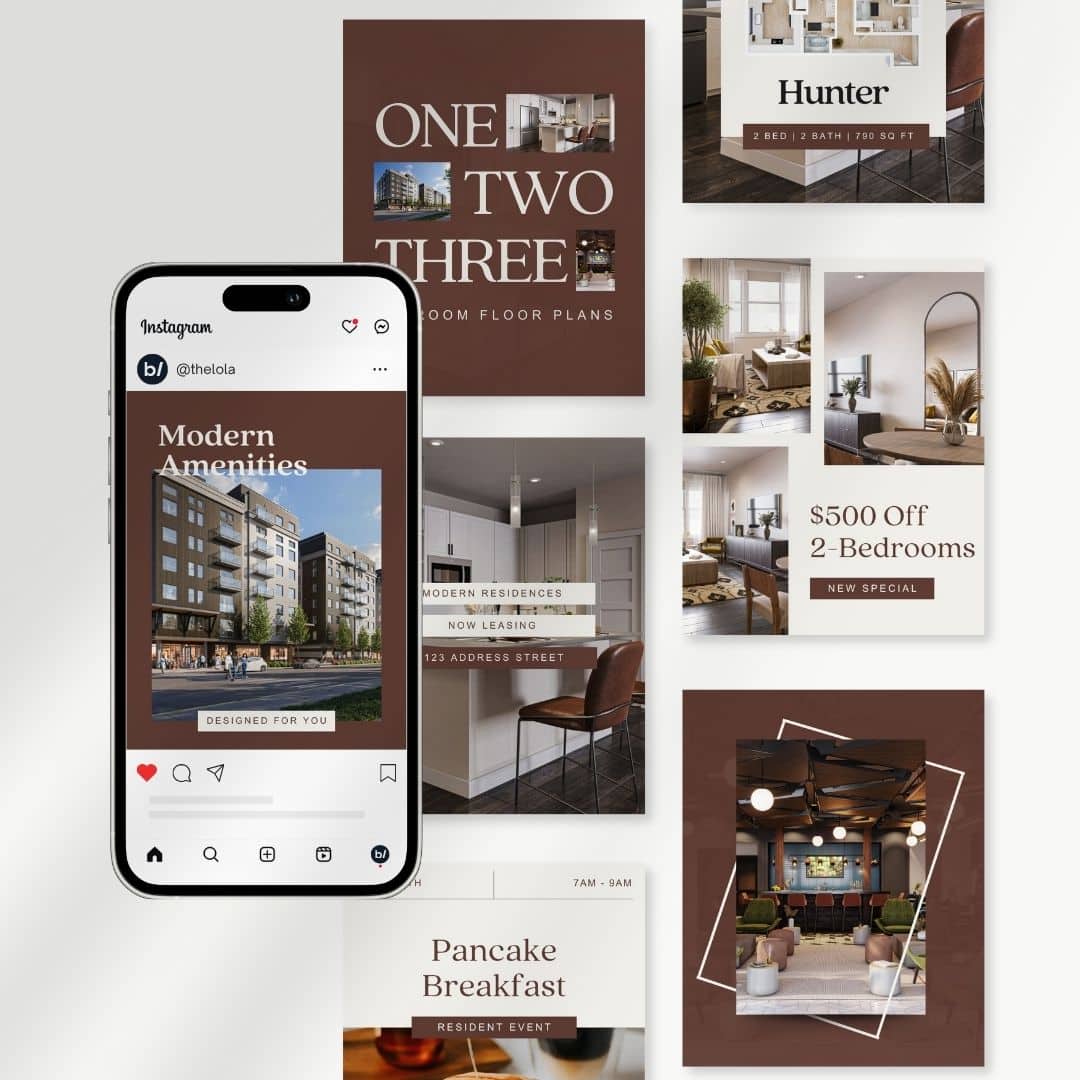 Apartment listings with amenities and discounts.