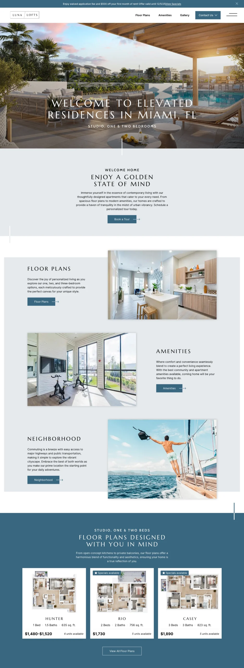 Miami luxury residences and amenities overview