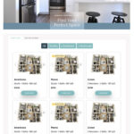 Windsor Apartments floor plans and prices overview.