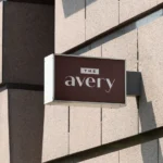 The Avery building sign